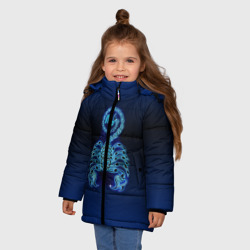 Зимняя куртка для девочек 3D Знаки Зодиака Скорпион - фото 2