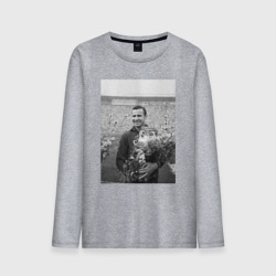 Мужской лонгслив хлопок Великий Лев Яшин