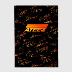 Постер Ateez автографы