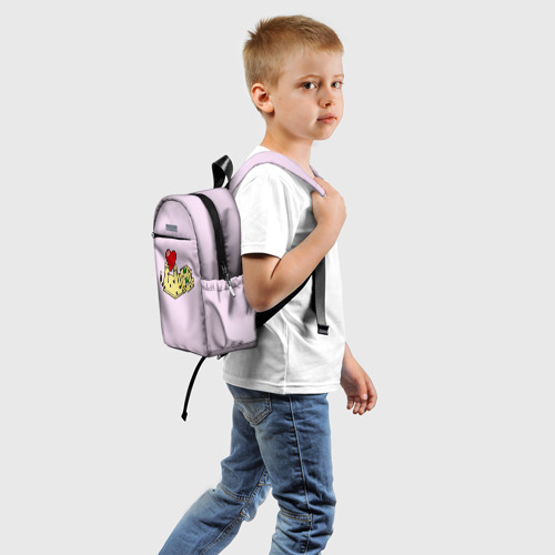 Детский рюкзак 3D с принтом MINECRAFT, вид сзади #1