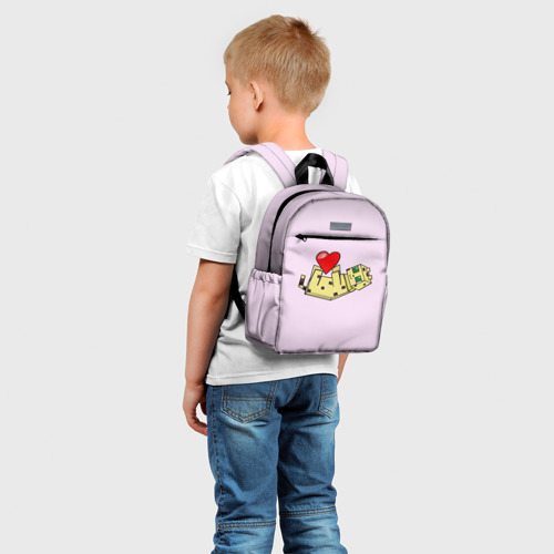 Детский рюкзак 3D с принтом MINECRAFT, фото на моделе #1