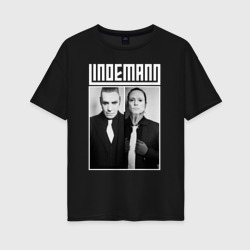 Женская футболка хлопок Oversize Lindemann