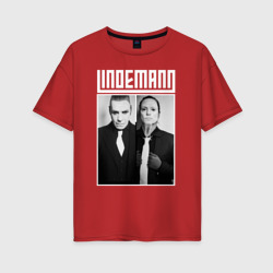 Lindemann – Футболка оверсайз из хлопка с принтом купить со скидкой в -16%