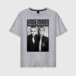 Женская футболка хлопок Oversize Lindemann