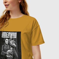 Женская футболка хлопок Oversize Lindemann - фото 2