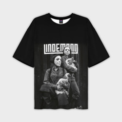 Мужская футболка oversize 3D Lindemann