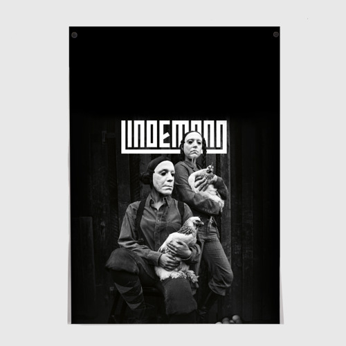 Постер с принтом Lindemann, вид спереди №1