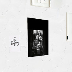 Постер с принтом Lindemann для любого человека, вид спереди №3. Цвет основы: белый