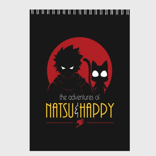 Скетчбук Хвост Феи Natsu i Happy