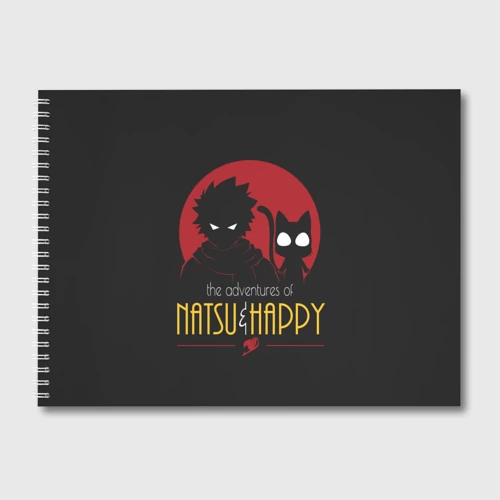 Альбом для рисования Хвост Феи Natsu i Happy