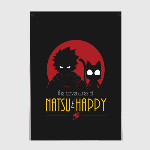 Постер Хвост Феи Natsu i Happy