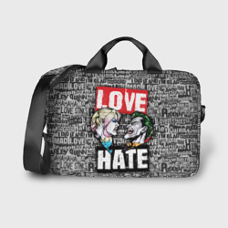 Сумка для ноутбука 3D Love Hate