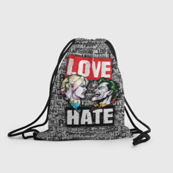 Рюкзак-мешок 3D Love Hate
