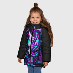 Зимняя куртка для девочек 3D Мой маленький пони - фото 2