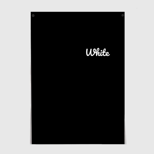 Постер Белыйwhite