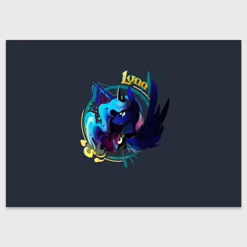 Поздравительная открытка My little pony Luna