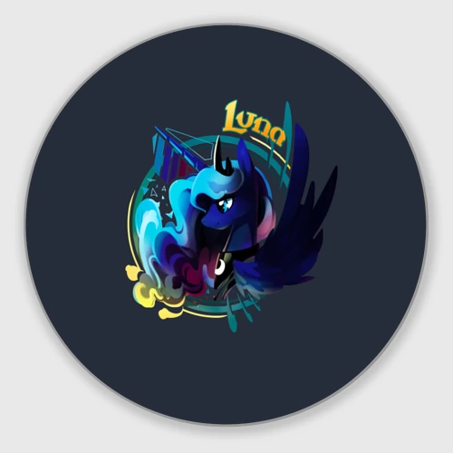 Круглый коврик для мышки My little pony Luna