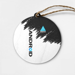 Деревянная игрушка круг Detroit Become Human