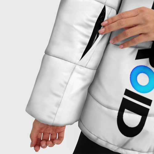 Женская зимняя куртка 3D с принтом Detroit Become Human, фото #4