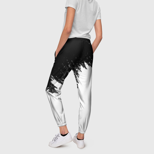 Женские брюки 3D с принтом DETROIT BECOME HUMAN, вид сзади #2