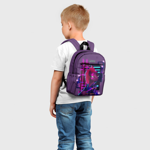 Детский рюкзак 3D с принтом Мой маленький пони, фото на моделе #1