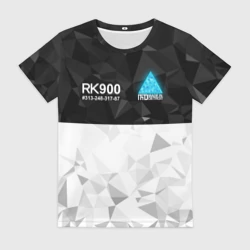 Женская футболка 3D RK900 костюм коннора detroit Become Human