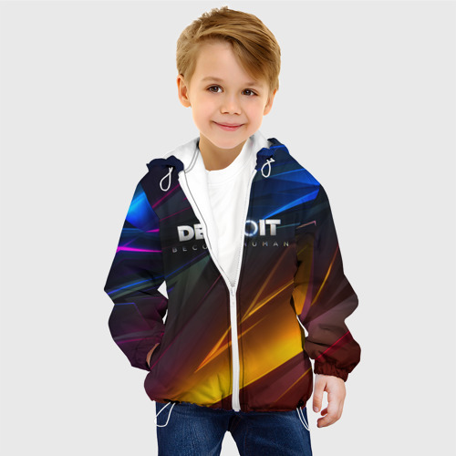 Детская куртка 3D Detroit Become Human, цвет белый - фото 3