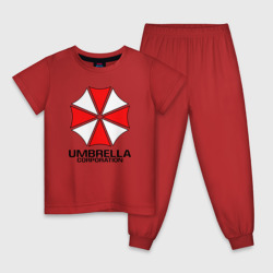 Детская пижама хлопок Umbrella Corp Resident evil Обитель зла