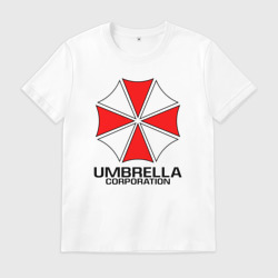 Мужская футболка хлопок Umbrella Corp Resident evil Обитель зла