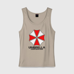 Женская майка хлопок Umbrella Corp Resident evil Обитель зла