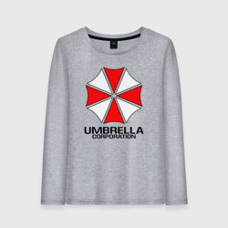 Женский лонгслив хлопок Umbrella Corp Resident evil Обитель зла