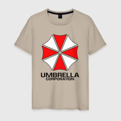 Мужская футболка хлопок Umbrella Corp Resident evil Обитель зла