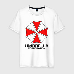 Мужская футболка хлопок Umbrella Corp Resident evil Обитель зла