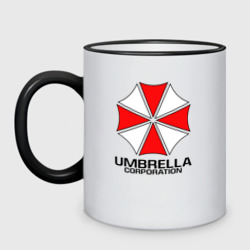 Кружка двухцветная Umbrella Corp Resident evil Обитель зла