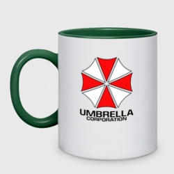 Кружка двухцветная Umbrella Corp Resident evil Обитель зла