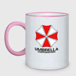 Кружка двухцветная Umbrella Corp Resident evil Обитель зла