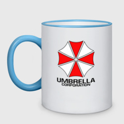 Кружка двухцветная Umbrella Corp Resident evil Обитель зла