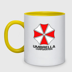 Кружка двухцветная Umbrella Corp Resident evil Обитель зла