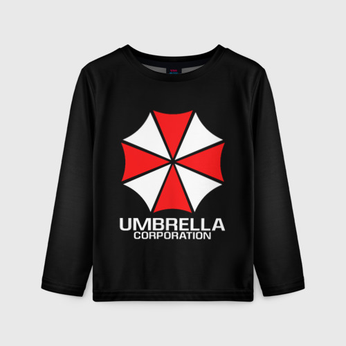 Детский лонгслив 3D Umbrella Corp Амбрелла Корп, цвет 3D печать