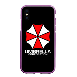 Чехол для iPhone XS Max матовый Umbrella Corp Амбрелла Корп