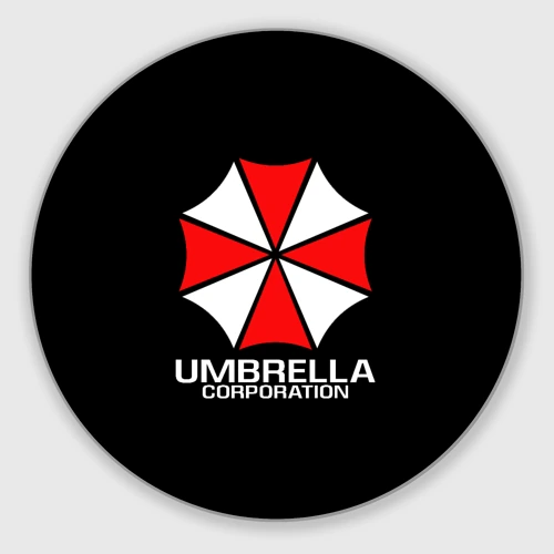 Круглый коврик для мышки Umbrella Corp Амбрелла Корп