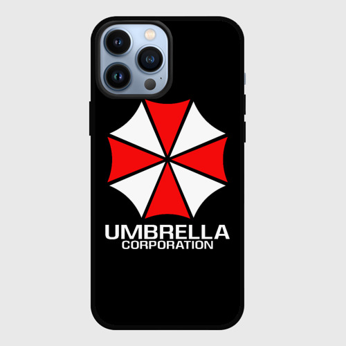 Чехол для iPhone 13 Pro Max с принтом Umbrella Corp Амбрелла Корп, вид спереди №1