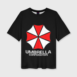 Женская футболка oversize 3D Umbrella Corp Амбрелла Корп