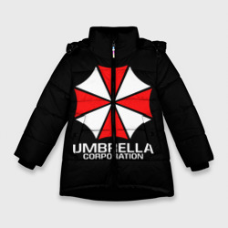 Зимняя куртка для девочек 3D Umbrella Corp Амбрелла Корп