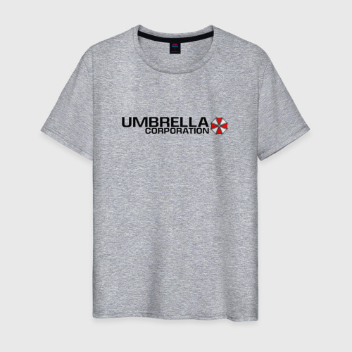 Мужская футболка хлопок Umbrella Corp, цвет меланж