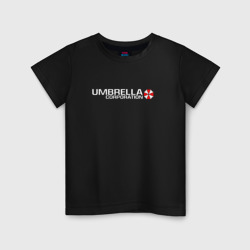 Детская футболка хлопок Umbrella Corp Амбрелла на спине