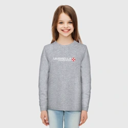 Детский лонгслив хлопок Umbrella Corp Амбрелла на спине - фото 2