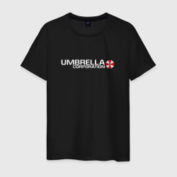 Мужская футболка хлопок Umbrella Corp Амбрелла на спине