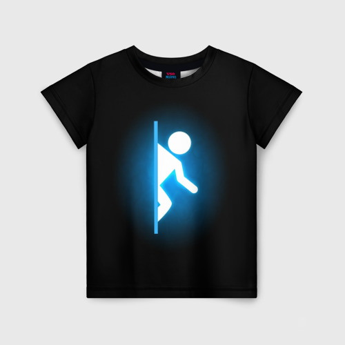 Детская футболка 3D Portal, цвет 3D печать