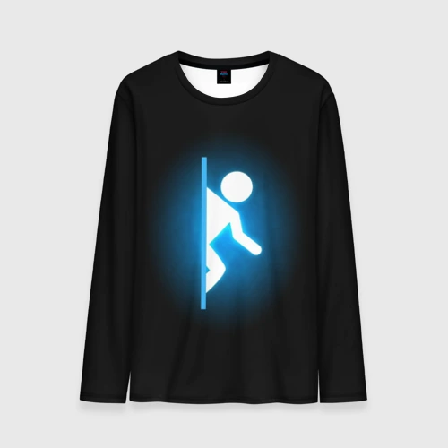 Мужской лонгслив 3D Portal